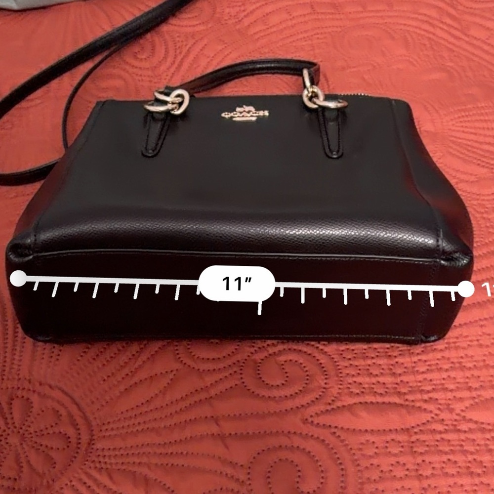 Coach Christy Carry All Black  Bag - Picture 5 of 7